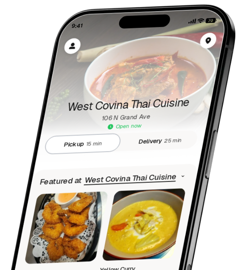 West Covina Thai Cuisine app preview