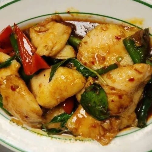 Spicy Basil Fish Fillet.
